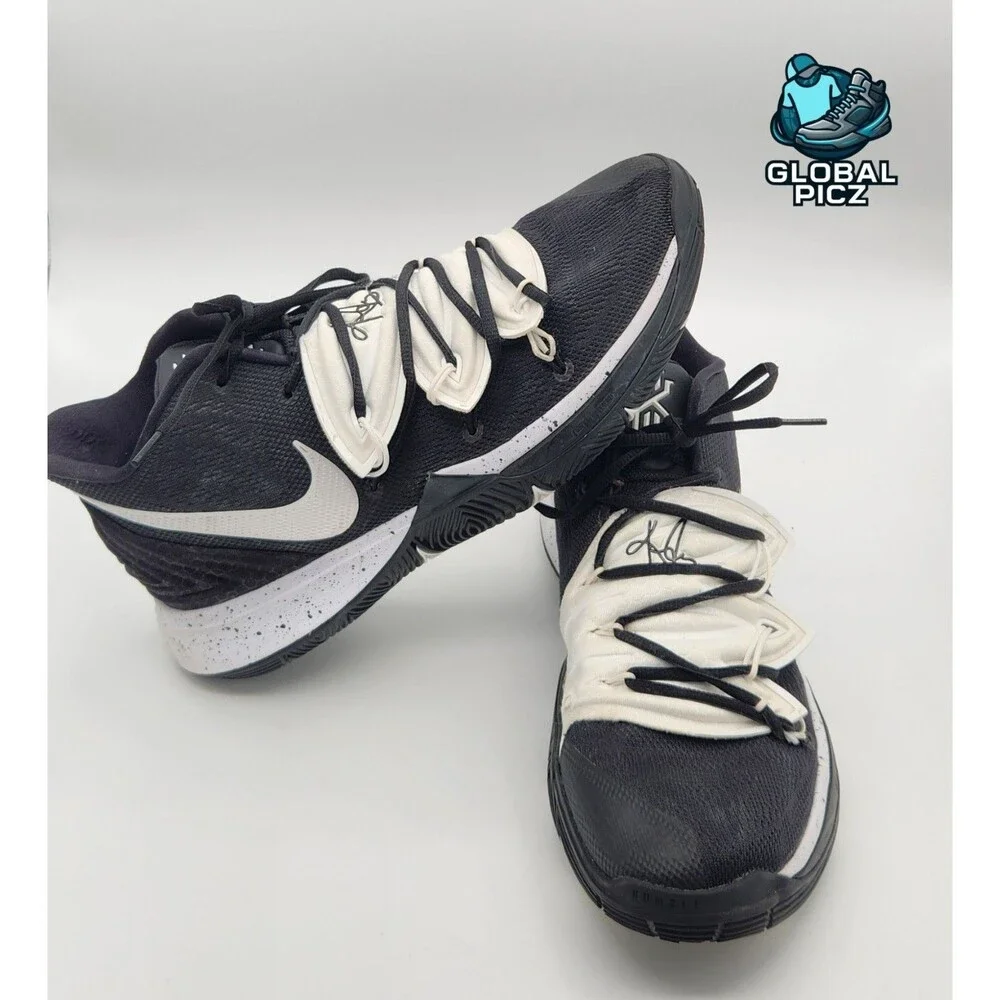 Nike Kyrie 5 Team Black White Basketball Shoes Mens Size 13